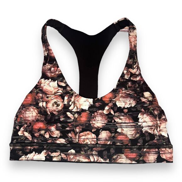 Lululemon Break Free Bra in Peony Multi Size 6 - Picture 1 of 4